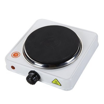 特價(jià)熱銷 無輻射 1000W單爐 電熱爐 家用電爐 單頭可調(diào)溫 咖啡爐 (1000W 鑄鐵盤):亞馬遜:廚具